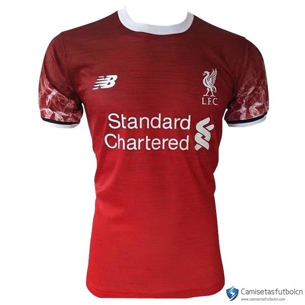 Camiseta Entrenamiento Liverpool 2017-18 Rojo Negro